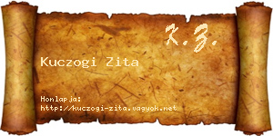 Kuczogi Zita névjegykártya